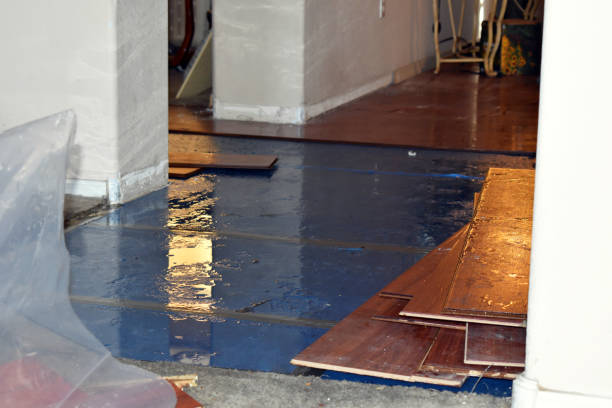 Professional Sewage Cleanup technician working in Mulhall, OK